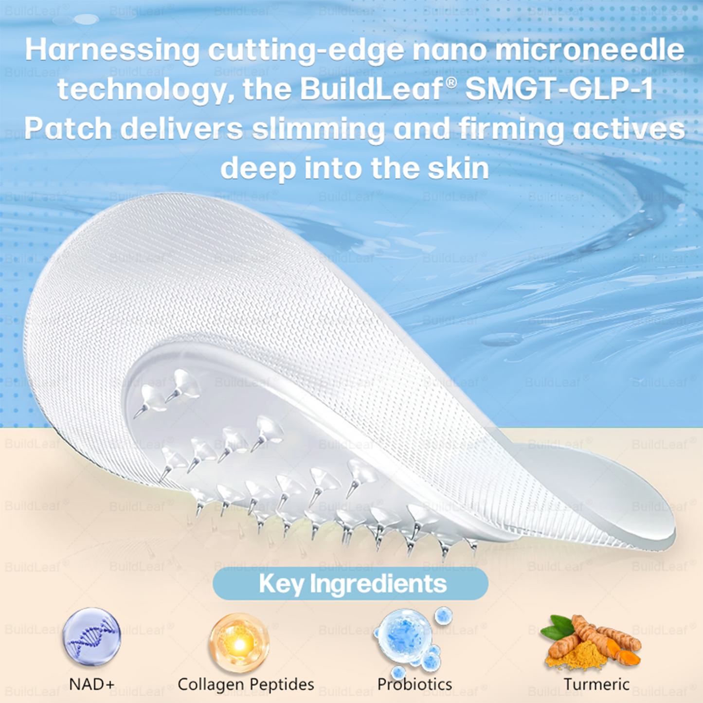 C US 🏥FDA Store |💎𝐵uil𝗱𝐿ea𝐟® 𝑮𝐋𝑃-1 Slim & Firm 𝑁ano 𝑀icroneedle 𝑃atch with Collagen,Turmeric&Matrixyl 3000 丨Obesity,Cardiovascular Diseas, Diabetes, Sleep Apnea, Joint Problems and More